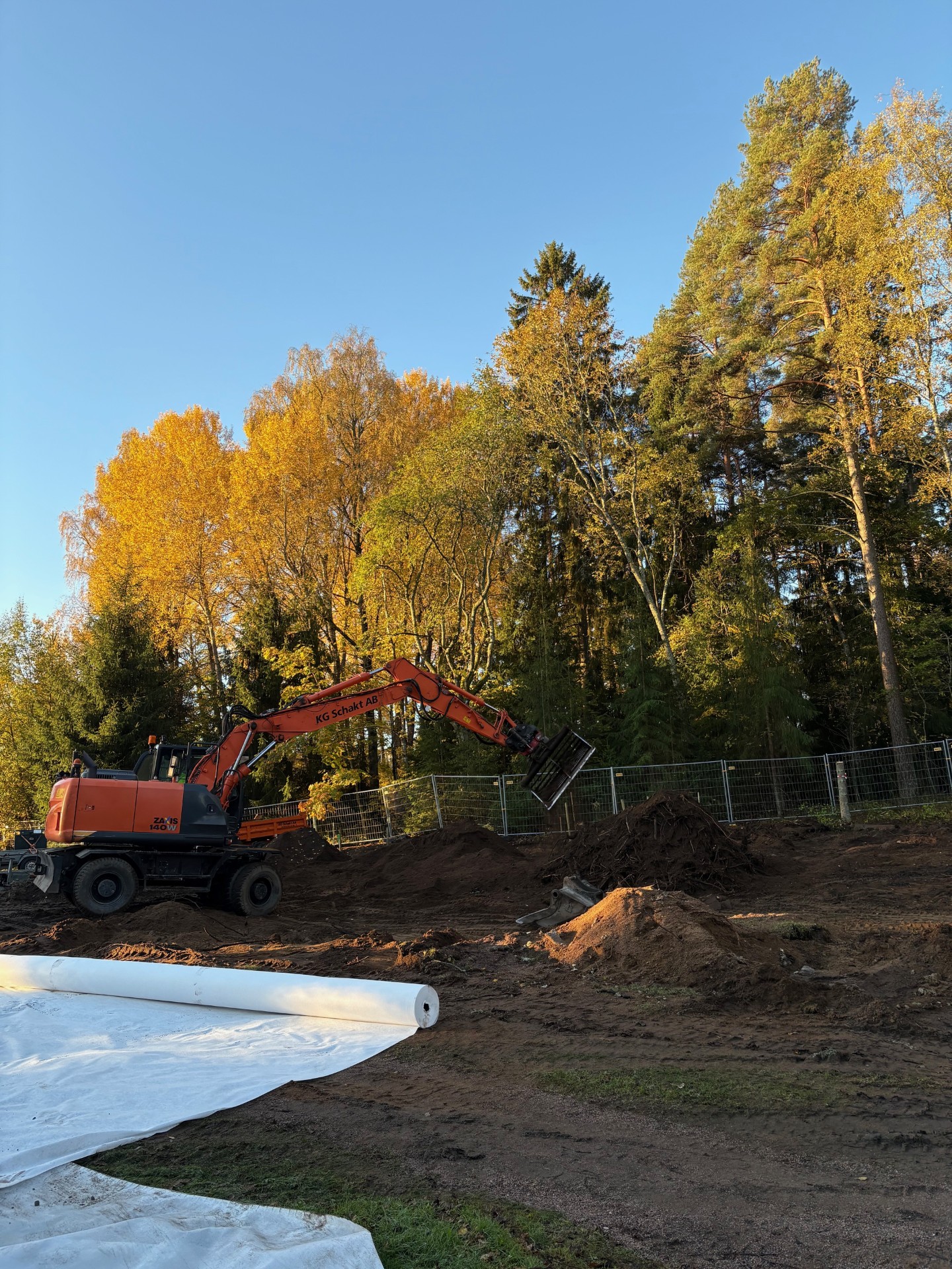 Schaktning och markarbeten