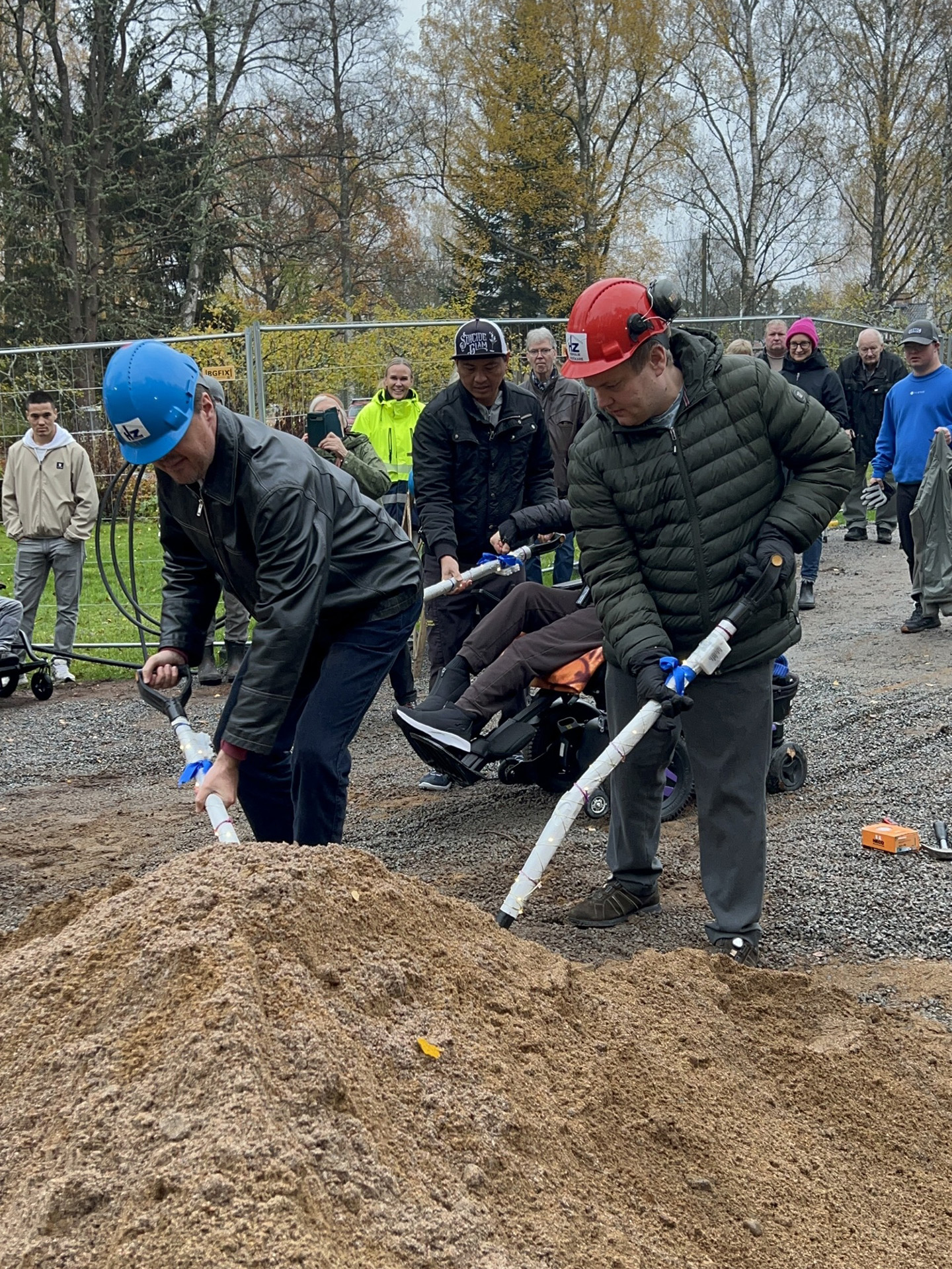 Spadtag med rullstol